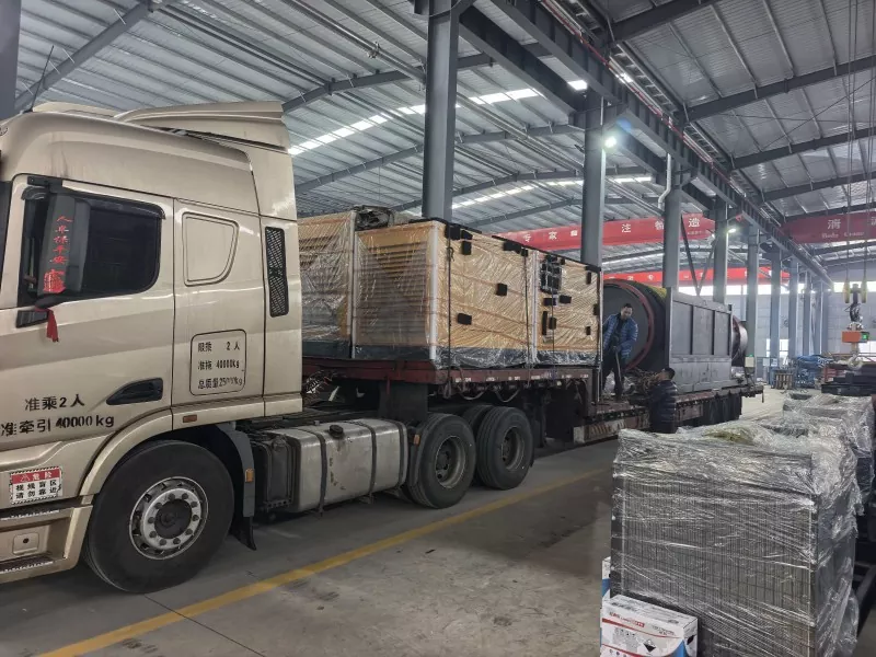 Jinqi Mining Machinery sender et parti tromleseparerings- og støtteudstyr til Rusland