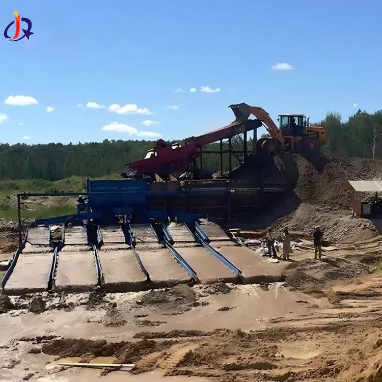 Clay Alluvial guld vaskeanlæg